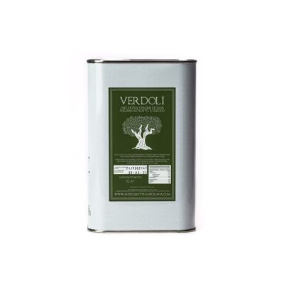 Huile d'olive extra vierge sicilienne Verdolì - 1 litre