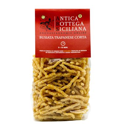 Short durum wheat semolina pasta - Busiata Trapanese 500g
