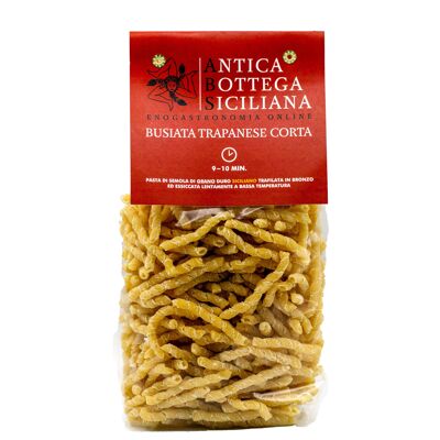 Short durum wheat semolina pasta - Busiata Trapanese 500g