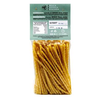 Pâtes longues de semoule de blé dur - Busiata Trapanese 500g 2