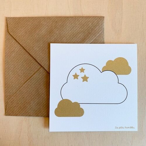 Carte de correspondance - Nuage étoilé