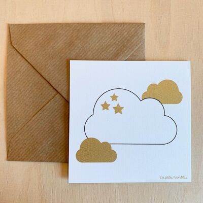 Note card - Starry cloud