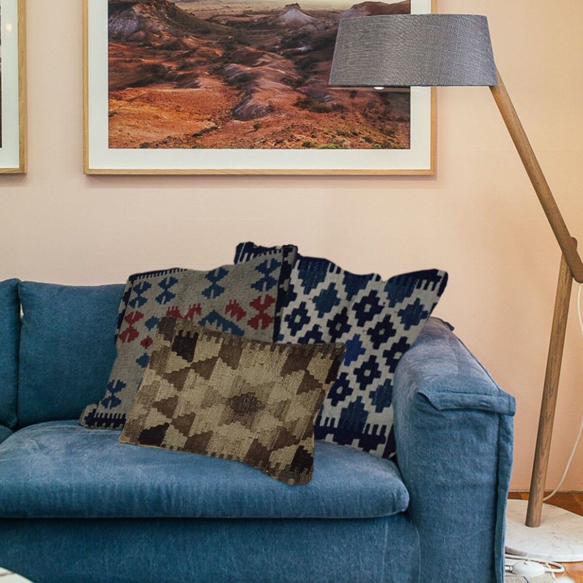 Kilim Domino Kuddfodral