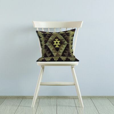 Kilim Handwoven Domino Cushion Cover