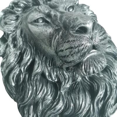 Wall decoration Wall decoration lion head silver