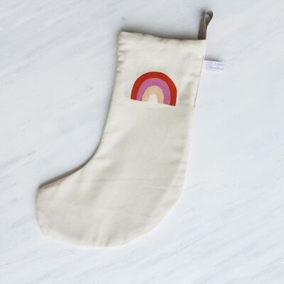 Christmas Stocking Rainbow Recycled Cotton