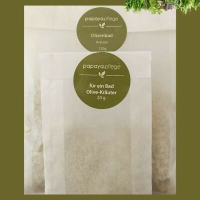 Bath additive herbal olive, 20g