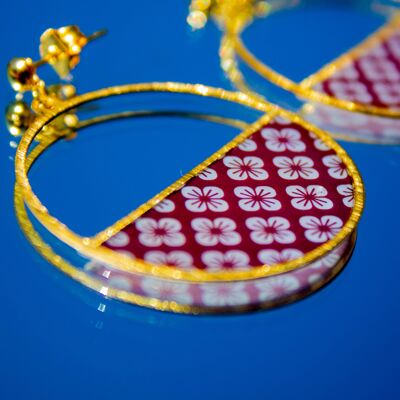 Luna earrings - Hana pattern