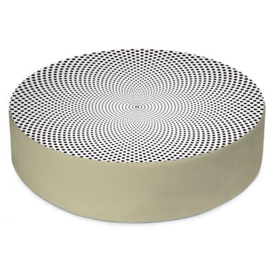 Large Circular pattern round floor cushion 70 cm diameter