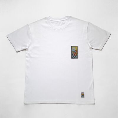Kamon Drachen T-Shirt - Weiß