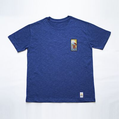 Kamon Dragon T-shirt - Blue