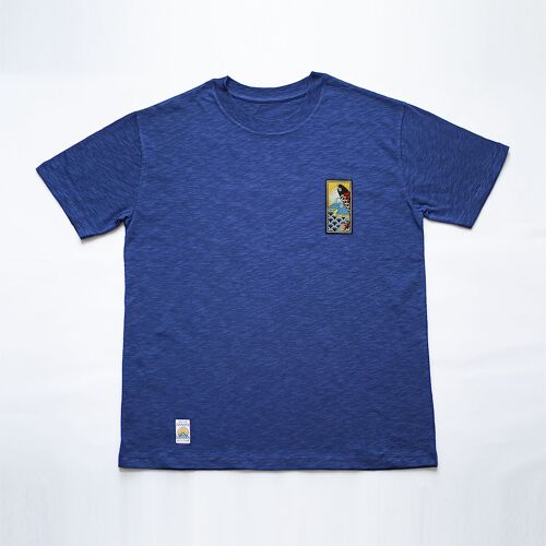 T-shirt Kamon Koi - Bleu