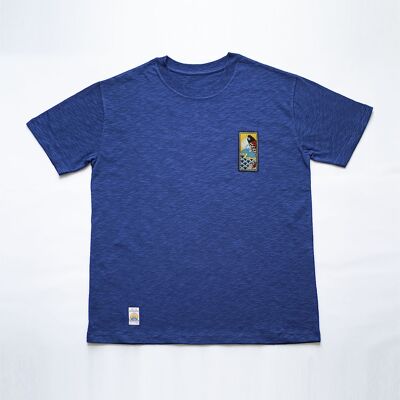 Kamon Koi T-Shirt - Blau