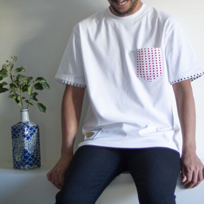 Mameshibori T-shirt - White