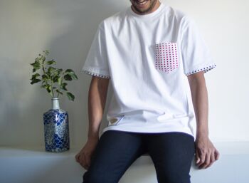 T-shirt Mameshibori - Blanc 1