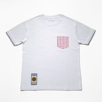 T-shirt Mameshibori - Blanc 3