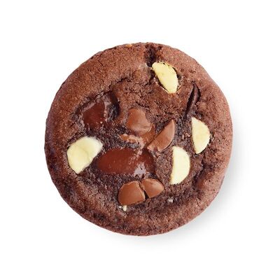 Cookie three chocolates