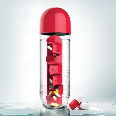 In style pill bottle  - bouteille pilulier tritan