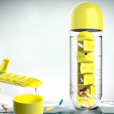 In style pill bottle  - bouteille pilulier tritan