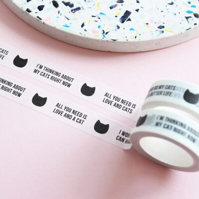 Cat washi tape