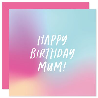 Happy birthday mum birthday card