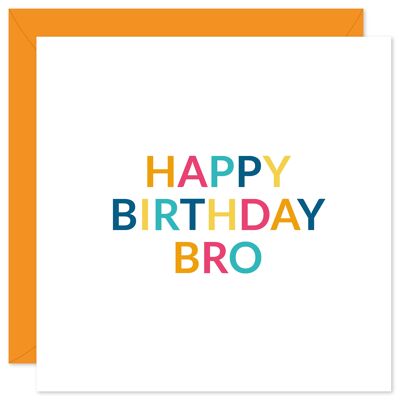 Carte de joyeux anniversaire frère
