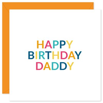 Tarjeta de feliz cumpleaños papi