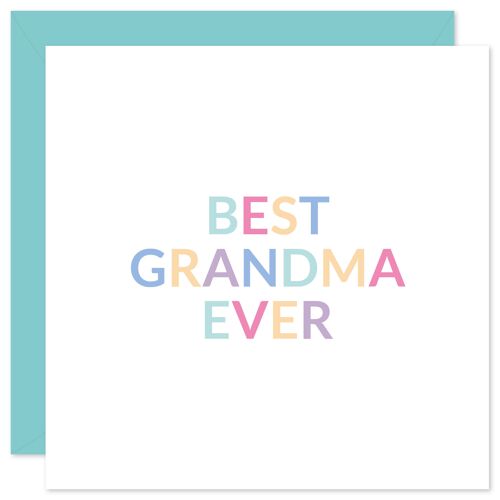 Best Grandma ever card