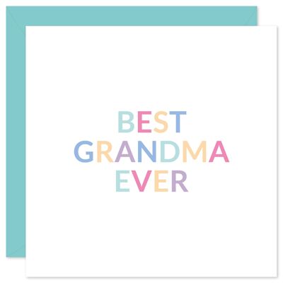 La mejor tarjeta de la abuela