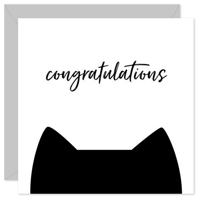 Felicitaciones Cat Card