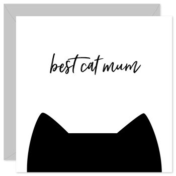 Meilleure carte de maman chat 1