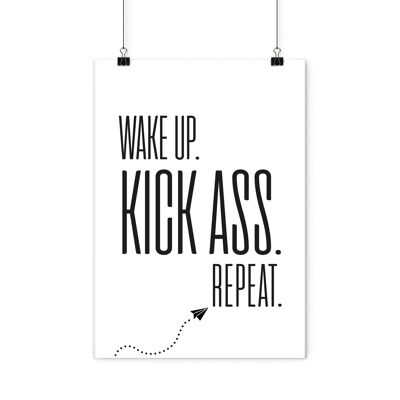 Poster - Wake up kick ass