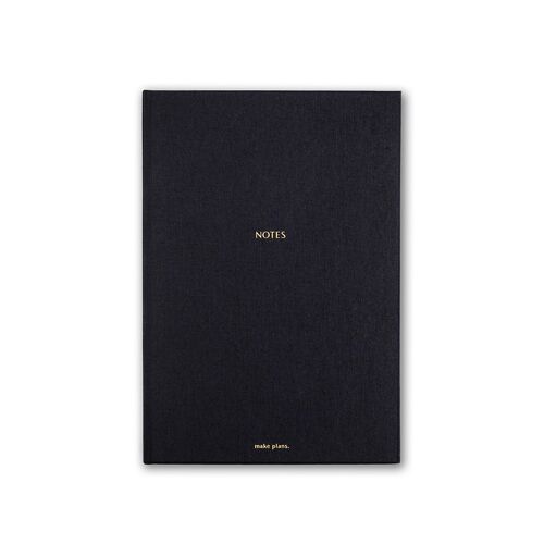 "Make Plans" Linen Notebook