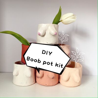 Boob Pot Kit Without Paint