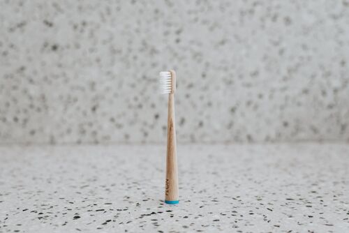 Kids Bamboo Toothbrushes - Blue