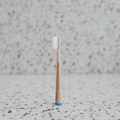 Kids Bamboo Toothbrushes - Blue