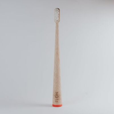 Adult Bamboo Toothbrushes - Red