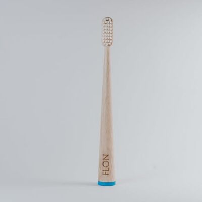 Cepillo de dientes de bambú - Azul adulto