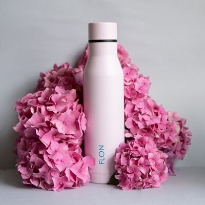 Botella de agua - Botella de agua reutilizable aislada - Lila