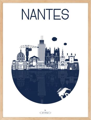 Affiche NANTES La Ville 2