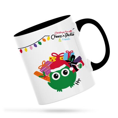 Hop Frog Hop off! This is MY Christmas Mug! Personalised Ceramic Mug - Red - Left handed