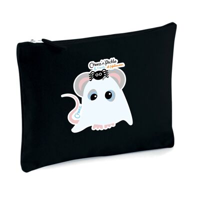 Cheez 'n' Pickle & friends Spooky Halloween Kids Gift Box - Cheez Mouse Ghost - BLACK