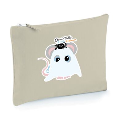 Cheez 'n' Pickle & friends Spooky Halloween Kids Gift Box - Cheez Mouse Ghost - NATURAL