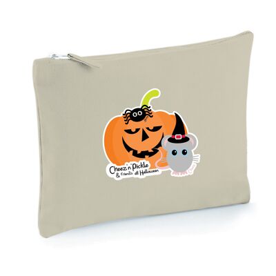 Cheez 'n' Pickle & friends Spooky Halloween Kids Gift Box - Cheez Mouse & Pumpkin - NATURAL