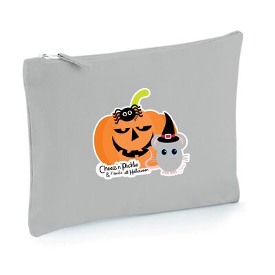 Cheez 'n' Pickle & friends Spooky Halloween Kids Gift Box - Cheez Mouse & Pumpkin - LIGHT GREY