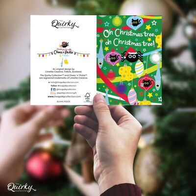 Set of 10 Cheez n Pickle & friends Mini Christmas Cards