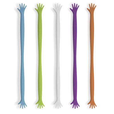 Drink Stirrer - High Five Low Five (5 pcs./package)