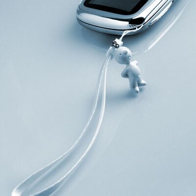 Mobile strap - Mr. P Strap (White)