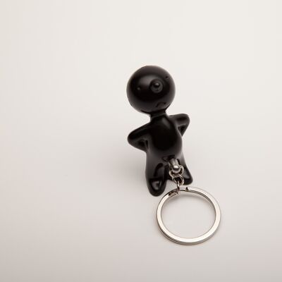 Key Ring - Mr. P One Man Key (Black)