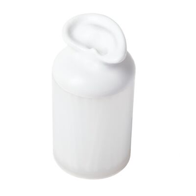 Container for ear buds - Ear container (White)